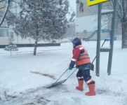 В Арсеньеве идет ликвидация последствий снежного циклона