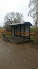 В микрорайоне Кирзавод по маршруту автобуса № 2 оборудована новая остановка общественного транспорта