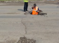 В Арсеньеве продолжаются работы по ремонту ливневой канализации