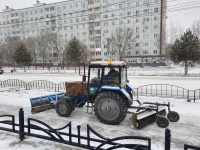Ликвидация последствий снегопада продолжается