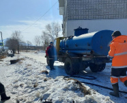 Продолжаются работы по прогреву водопропускных труб