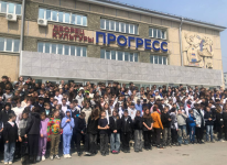 В ДК "Прогресс" идет подготовка детского сводного хора к предстоящему празднованию 80-летия Великой Победы