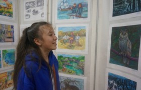 Выставка-конкурс детских рисунков «Русь, Россия, Родина»