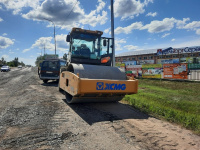 Продолжается ремонт участка дороги Осиновка - Рудная Пристань