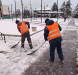 В городе идет ликвидация последствий циклона