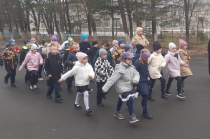«Правнуки Победы» готовятся к параду на главной площади столицы Приморья