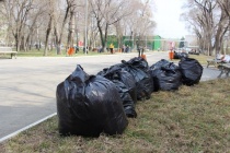 Арсеньевцы приняли участие в уборке города