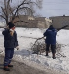 Арсеньевцы вышли на уборку территории города