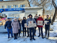 Очередной груз гуманитарной помощи отправлен из Арсеньева в зону СВО