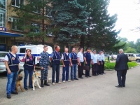 Закон и порядок обеспечили сотрудники полиции с участием народных дружин города