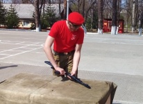 Слет юнармейцев прошел в танковой части