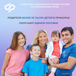 Родители более 115 тысяч детей в Приморье получают единое пособие